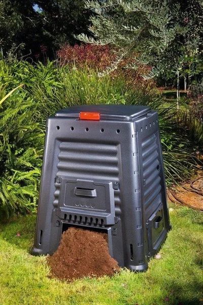 Компостер садовий Keter Mega Composter 650 л, Black (7290002180470) 286635 фото