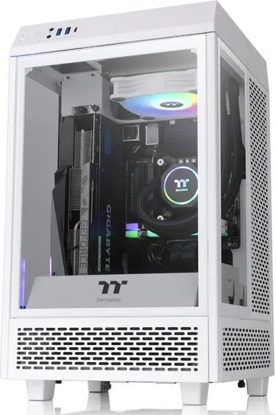 Корпус Thermaltake The Tower 100 Snow (CA-1R3-00S6WN-00) 017385 фото