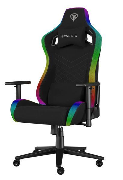 Комп'ютерне крісло для геймера Genesis Trit 660 Mesh RGB Black 572766 фото