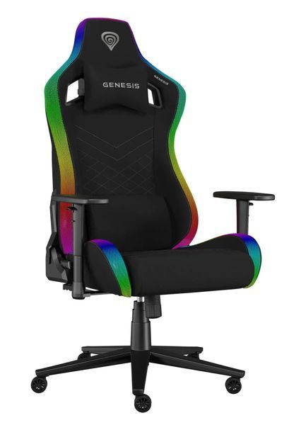 Комп'ютерне крісло для геймера Genesis Trit 660 Mesh RGB Black 572766 фото