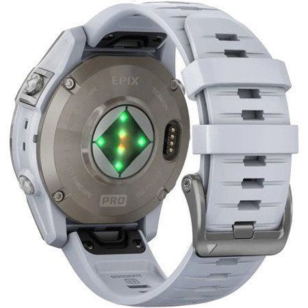 Смарт-годинник Garmin Epix Pro Gen 2 Sapphire 47mm Titanium w. Whitestone Band (010-02803-20/21) 035263 фото
