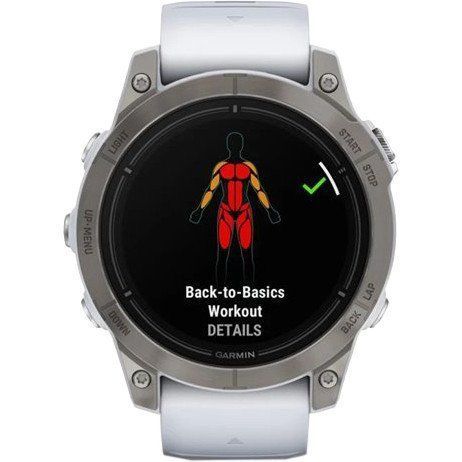 Смарт-годинник Garmin Epix Pro Gen 2 Sapphire 47mm Titanium w. Whitestone Band (010-02803-20/21) 035263 фото