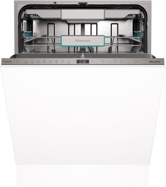 Посудомийна машина HISENSE HV693A65UVAD Energy Efficiency клас A-10% Гігієна UV Автодозування 16 комплектів посуду AutoOpen Wi-Fi 2055715 фото