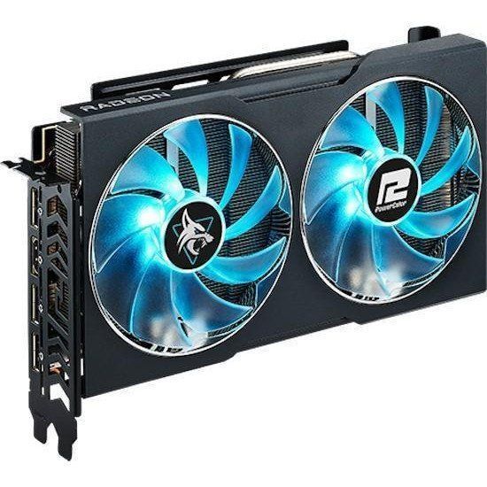 Відеокарта PowerColor Radeon RX 7600 XT 16 GB Hellhound (RX 7600 XT 16G-L/OC) 013827 фото