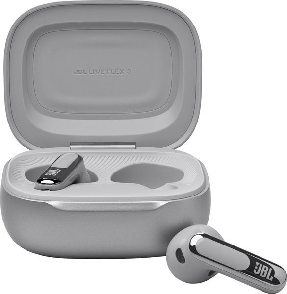 Наушники TWS JBL Live Flex 3 Silver (JBLLIVEFLEX3SIL) 029257 фото