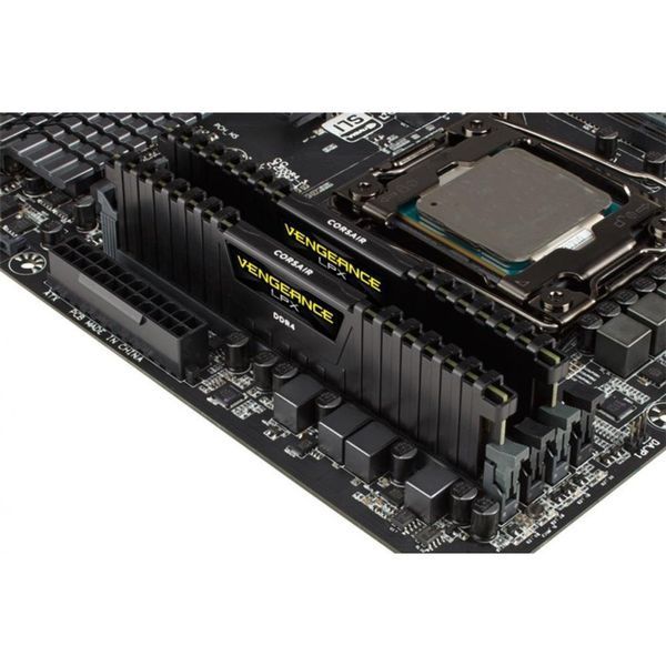 Пам'ять для настільних комп'ютерів Corsair 64 GB (2x32GB) DDR4 3600 MHz Vengeance LPX Black (CMK64GX4M2D3600C18) 027636 фото