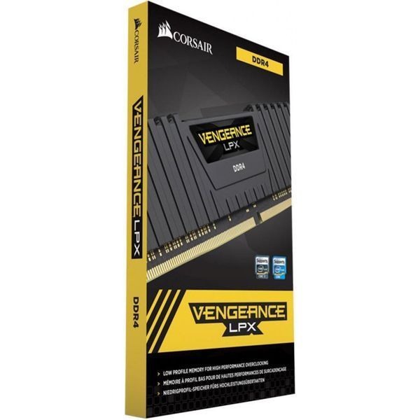 Пам'ять для настільних комп'ютерів Corsair 64 GB (2x32GB) DDR4 3600 MHz Vengeance LPX Black (CMK64GX4M2D3600C18) 027636 фото