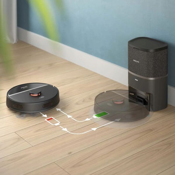 Робот-пилосос з вологим прибиранням Philips HomeRun 3000 Series Aqua XU3100/01 598554 фото