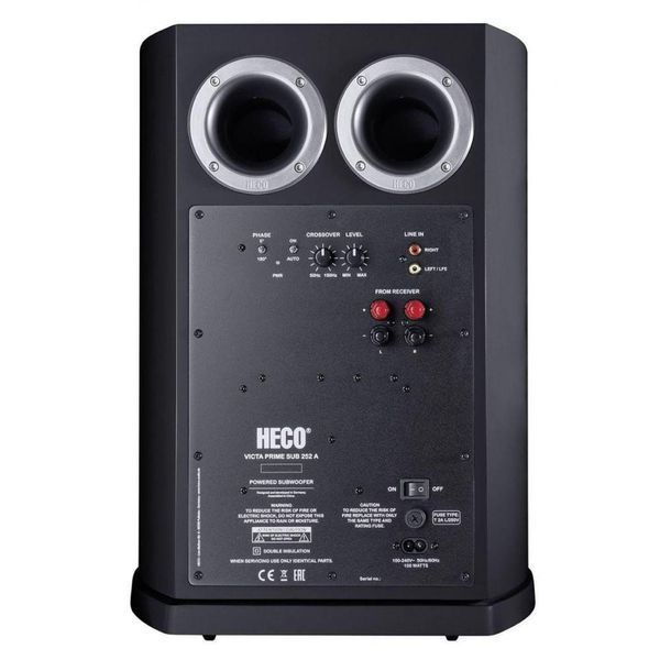 Сабвуфер HECO Victa Elite Sub 252 A Black 039589 фото