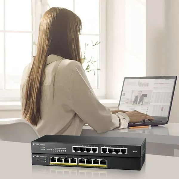 Коммутатор управляемый ZyXEL GS1915-8EP (GS1915-8EP-EU0101F) 518314ua фото
