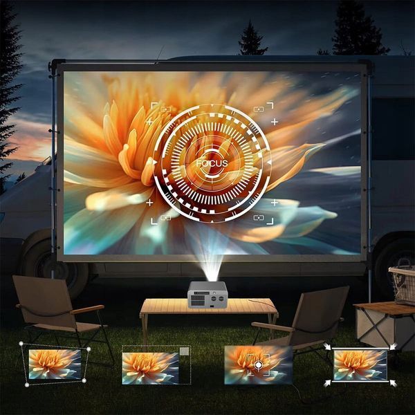 Проектор ZENWIRE PrimeView G60 Full HD (1920 x 1080), 1300 ANSI люмен, Wi-Fi, Bluetooth 2119653 фото