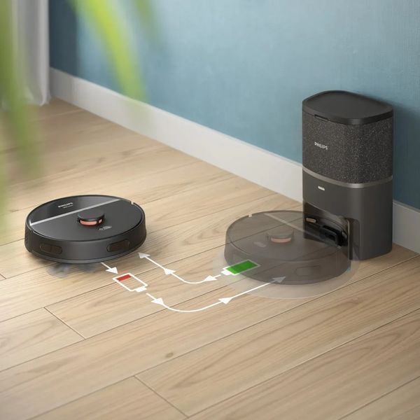 Робот-пилосос з вологим прибиранням Philips HomeRun 3000 Series Aqua XU3100/01 598554 фото