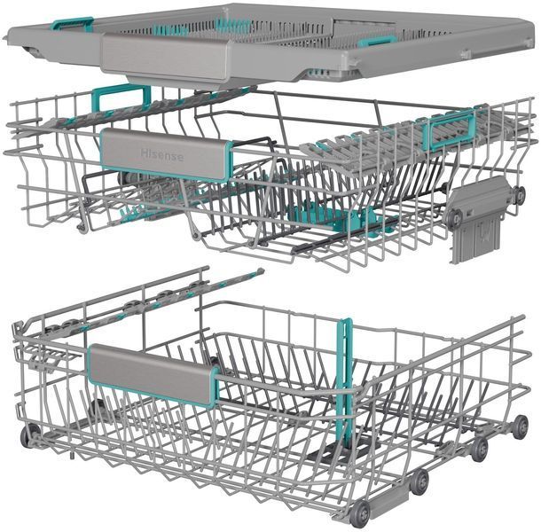 Посудомийна машина HISENSE HV693A65UVAD Energy Efficiency клас A-10% Гігієна UV Автодозування 16 комплектів посуду AutoOpen Wi-Fi 2055715 фото