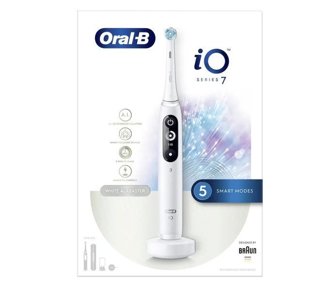Електрична зубна щітка Oral-B iO Series 7 White 012766 фото