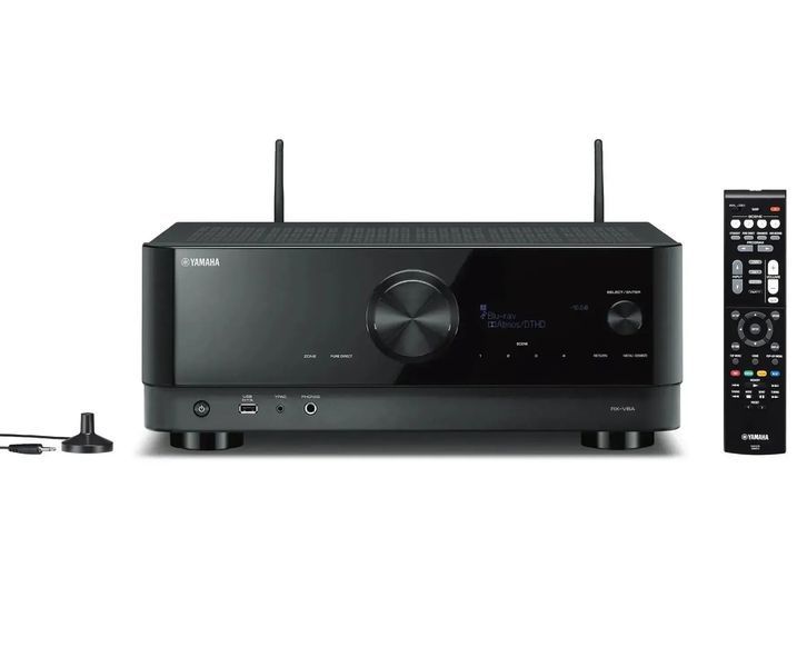 Акустика для домашнего кинотеатра Yamaha MusicCast RX-V6A + Indiana Line Tesi 561 Black 572193 фото
