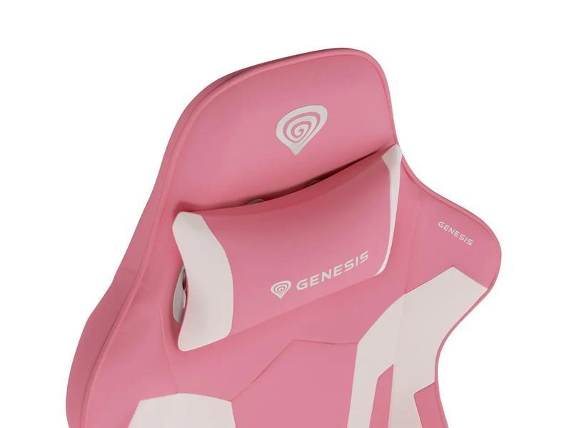 Комп'ютерне крісло для геймера Genesis Nitro 710 Pink/White 019379 фото