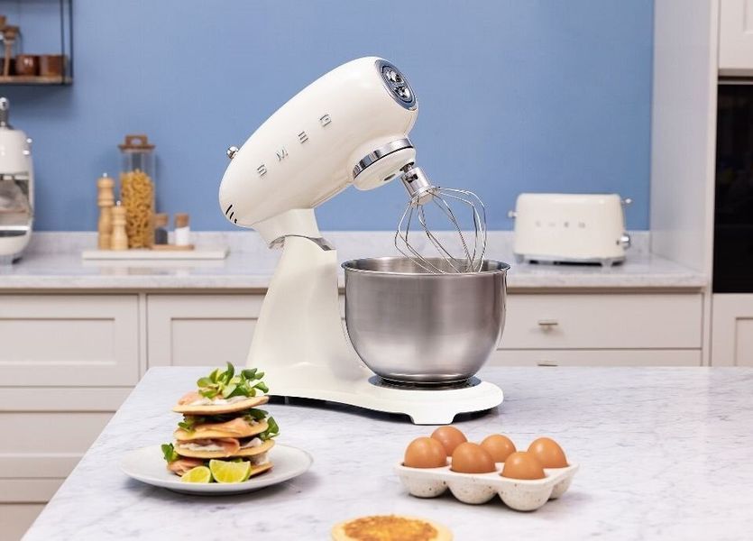 Планетарний кухонний комбайн SMEG SMF05PBEU 1000W Блакитний 1240625 фото
