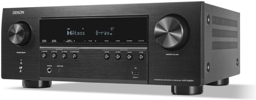 Ресивер DENON AVR-S980H Чорний 2136314 фото