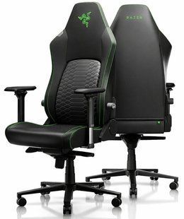 Игровое кресло RAZER Iskur V2 Newgen Черно-зеленое 2121259 фото