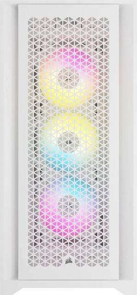 Корпус Corsair iCUE 5000D RGB Airflow White (CC-9011243-WW) 017478 фото