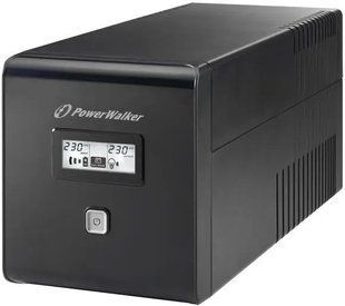 Лінійно-інтерактивне ДБЖ UPS PowerWalker VI 1000 LCD Schuko (283241) 022720 фото