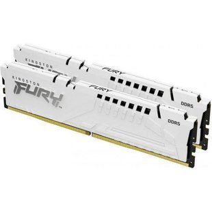 Пам'ять для настільних комп'ютерів Kingston FURY 32 GB (2x16GB) DDR5 6000 MHz Beast EXPO White (KF560C36BWEK2-32) 033757 фото