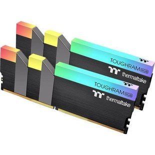 Пам'ять для настільних комп'ютерів Thermaltake 16 GB (2x8GB) DDR4 4400 MHz TOUGHRAM Black RGB (R009D408GX2-4400C19A) 033907 фото