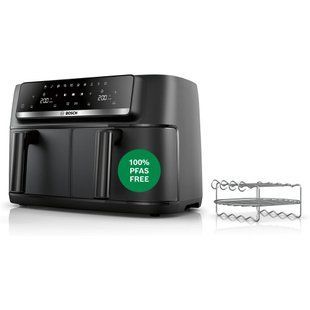 Фритюрница безмасляная BOSCH серии 4 MAFD440B1 9 л с двойной корзиной 2137404 фото