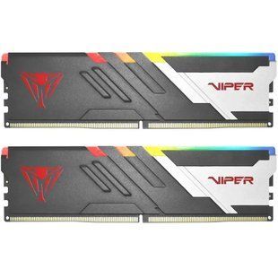 Пам'ять для настільних комп'ютерів Patriot 64 GB (2x32GB) DDR5 6000 MHz Viper Venom RGB (PVVR564G600C36K) 579675ua фото