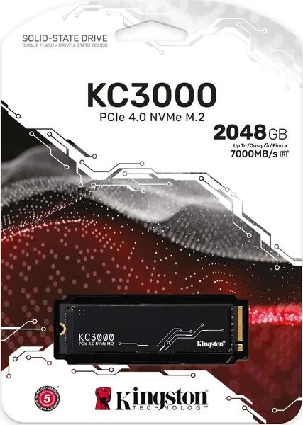 SSD накопитель Kingston KC3000 2048 GB (SKC3000D/2048G) 355533 фото