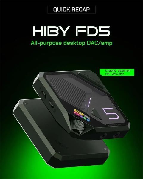 ЦАП с усилителем для наушников Hiby FD5 612117 фото
