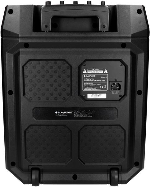 Power Audio BLAUPUNKT MB08.2, 40 Вт, Bluetooth, мікрофон у комплекті, FM-тюнер, вбудований еквалайзер, пульт у комплекті 573729 фото