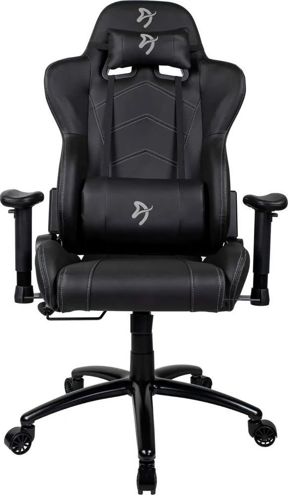 Компьютерное кресло для геймера Arozzi Inizio Black (INIZIO-PU-BKGY) 018844 фото