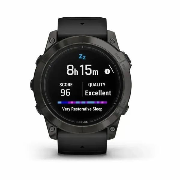 Смарт-часы Garmin Epix Pro Gen 2 Sapphire 51mm Carbon G. DLC Tit. with Black Band (010-02804-00/01/53) 612644 фото