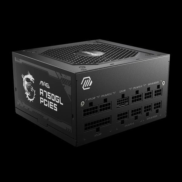 Блок живлення MSI A750GL 750W (MAG A750GL PCIE5) 001290 фото
