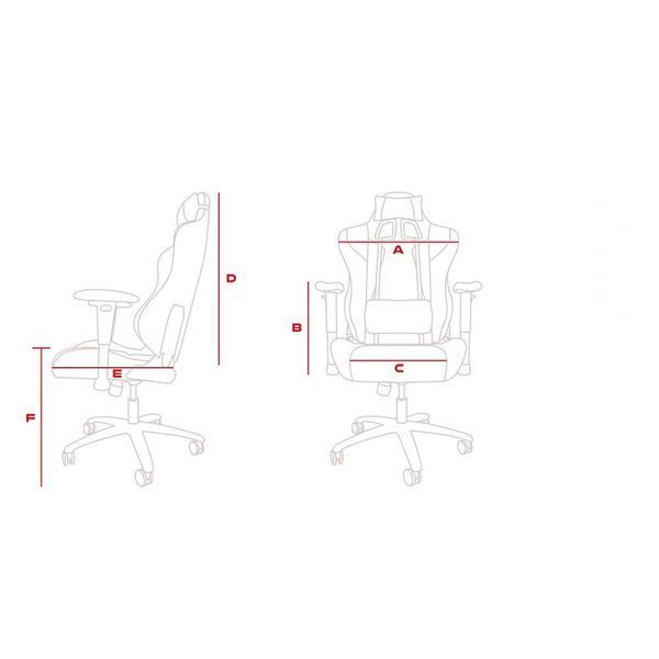 Компьютерное кресло для геймера Genesis Nitro 770 Black/Red 018572 фото