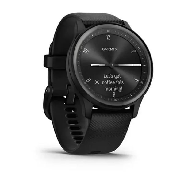 Смарт-часы Garmin Vivomove Sport Black Case and S. Band w. Slate Accents (010-02566-00) 613099 фото
