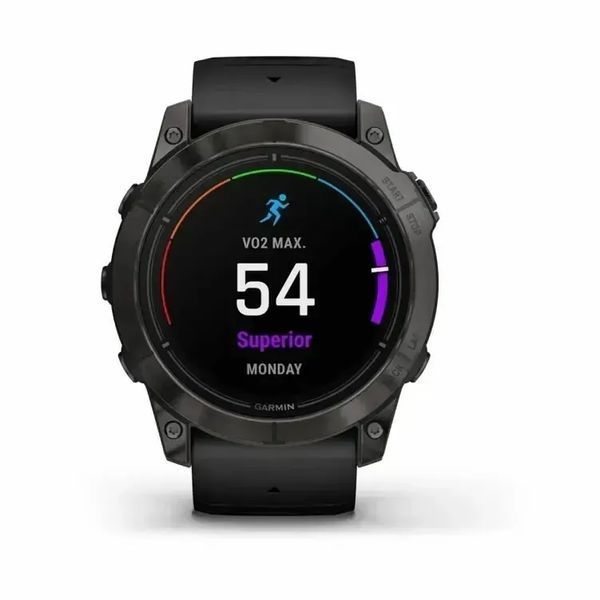Смарт-часы Garmin Epix Pro Gen 2 Sapphire 51mm Carbon G. DLC Tit. with Black Band (010-02804-00/01/53) 612644 фото