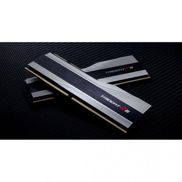 Пам'ять для настільних комп'ютерів G.Skill 64 GB (2x32GB) DDR5 6000 MHz Trident Z5 Silver (F5-6000J3238G32GX2-TZ5S) 027787 фото