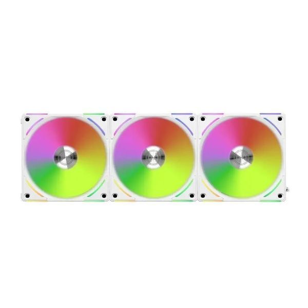 Вентилятор Lian Li Uni Fan AL120 V2 ARGB 3-Pack White (UF-AL120V2-3W) 008800 фото