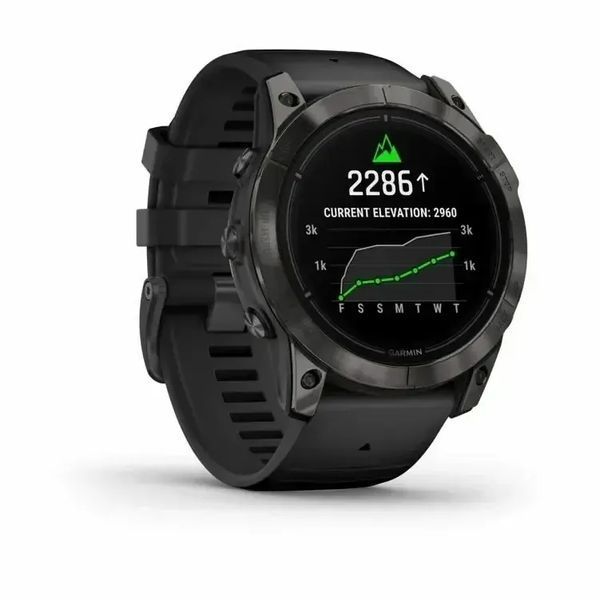 Смарт-часы Garmin Epix Pro Gen 2 Sapphire 51mm Carbon G. DLC Tit. with Black Band (010-02804-00/01/53) 612644 фото