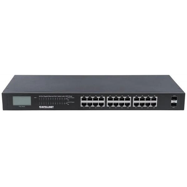 Коммутатор неуправляемый Intellinet IPS-24G02-370W-L (561242) 018123 фото