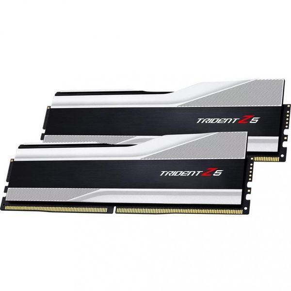 Пам'ять для настільних комп'ютерів G.Skill 64 GB (2x32GB) DDR5 6000 MHz Trident Z5 Silver (F5-6000J3238G32GX2-TZ5S) 027787 фото