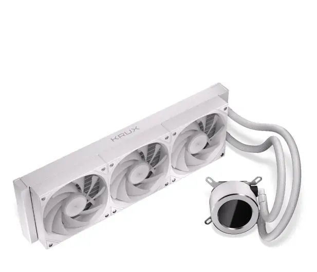 Водяное охлаждение Krux HydroGlance 360 ​​ARGB LCD White (KRXE005) 615052 фото