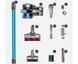 Вертикальный + ручной пылесос (2в1) Jimmy Handheld Wireless Vacuum Cleaner (JV85) 008043 фото 5