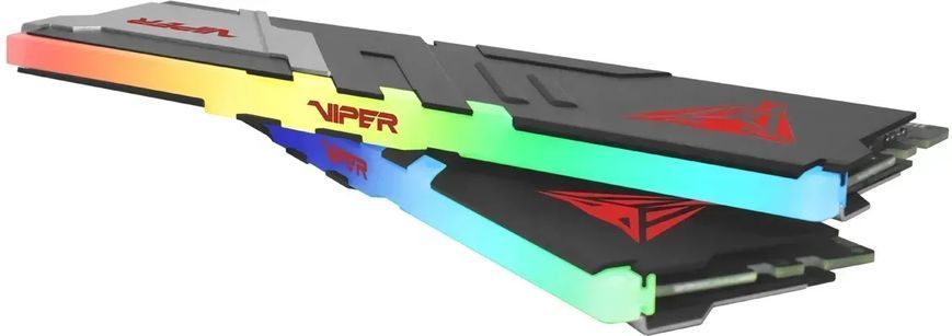 Пам'ять для настільних комп'ютерів Patriot 64 GB (2x32GB) DDR5 6000 MHz Viper Venom RGB (PVVR564G600C36K) 579675ua фото