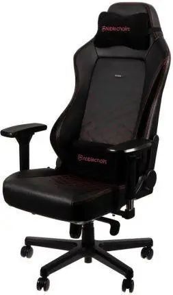 Компьютерное кресло для геймера Noblechairs Hero PU leather black/red (NBL-HRO-PU-BRD) 019095 фото