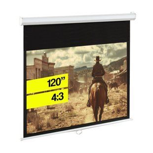 Проекційний екран ART EM-120 Matte White без штатива 244 x 183 853904 фото