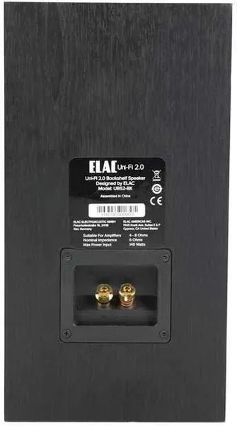 Акустические колонки Elac Uni-Fi 2.0 UB52 Black Ash Vinyl (UB52-BK) 601681 фото