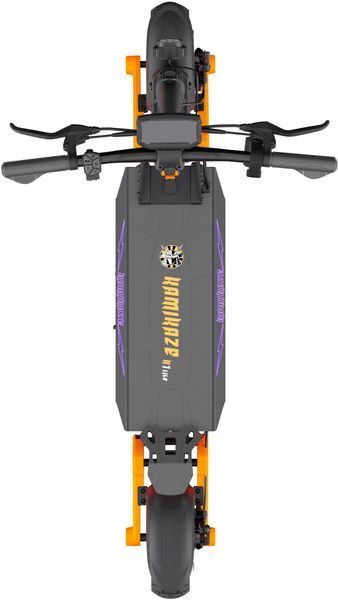 Электросамокат KAMIKAZE K1 Lite 60 км 800 Вт 2 амортизатора 10" + замок зажигания черный 2152895 фото